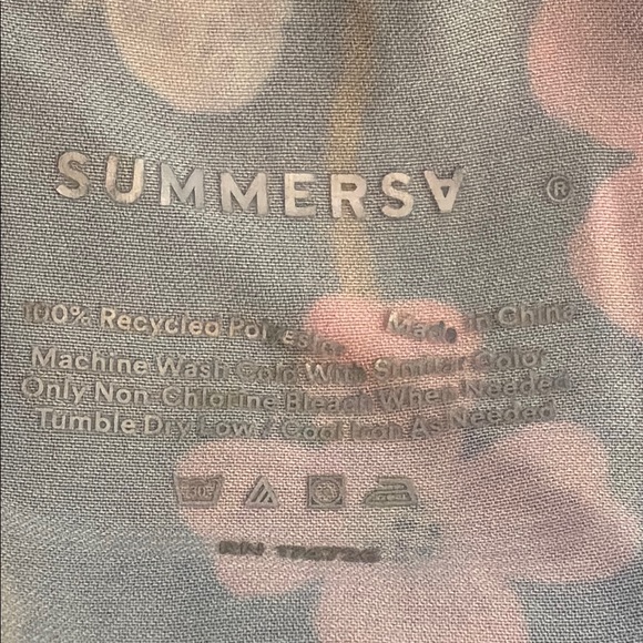 Rifle Paper Co. x Summersalt Emerald Peacock Cloud 9 Cami Slip Dress - Picture 3 of 6